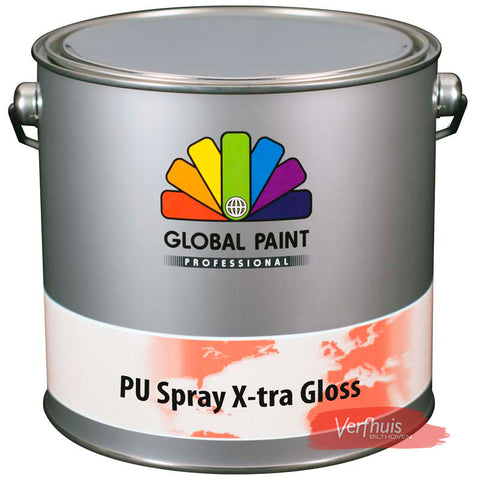 PU Spray X-tra Gloss wit/lichte kleur