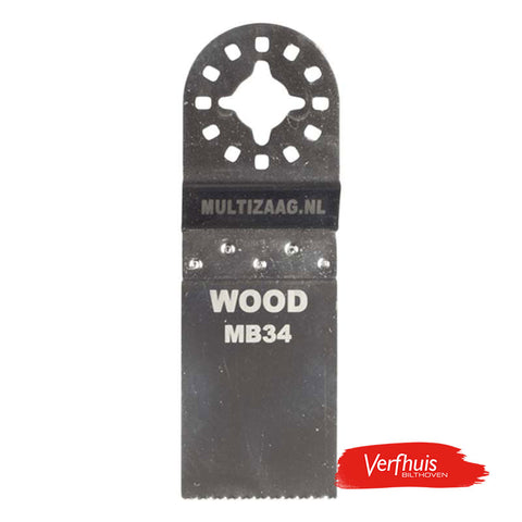 Zaagblad standaard MB34,                40 x 30 mm, hout en bi-metaal
