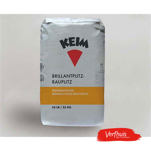 KEIM Brillantputz Rau  Naturweiß *minimale afname 150 kg