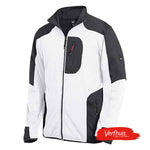FHB jersey-fleece jack Ralf - WIT