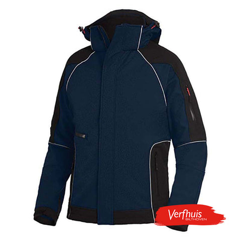 FHB softshell jack Walter - DONKERBLAUW