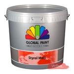 Styrol Matt wit/lichte kleur